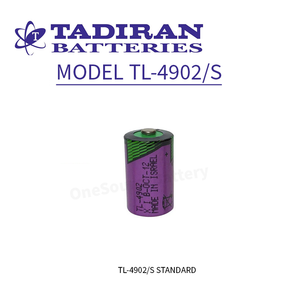 Tadiran TL-4902/S, 3.6 Volt, 1200 mAh Lithium 1/2AA Battery 