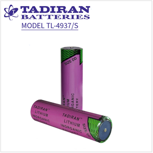 Tadiran TL-4937/S, 3.6 Volt, 35000 mAh Lithium DD Battery