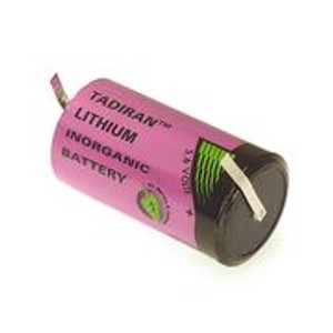 Tadiran TLH-5930/T, 3.6 Volt 17000 mAh Lithium D Battery w/Solder Tabs