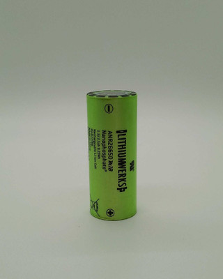 LithiumWerks ANR26650M1-B, 3.3V, 2.5Ah Lithium Iron Phosphate (LiFePO4) Battery