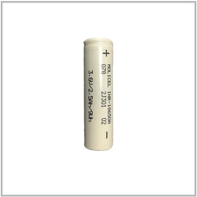Molicel INR-18650A, 3.6 Volt 2500mAH Lithium-Ion Cell 