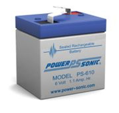 PowerSonic PS-610 6 Volt, 1.1 Ah, SLA Battery