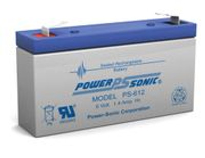Powersonic PS-612 6 Volt, 1.4 Ah, SLA Battery