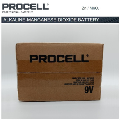 Duracell Procell PC1604 9 Volt, Alkaline 9V Battery 12 Pack