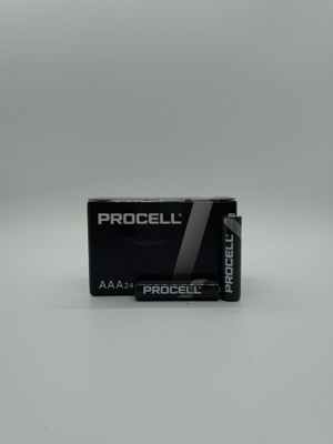 Duracell Batteries Procell PC2400 1.5 Volt, Alkaline AAA 24 Pack 