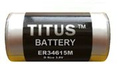 TITUS ER34615M, 3.6 Volt, 13 Ah Lithium D Spiral Wound Battery