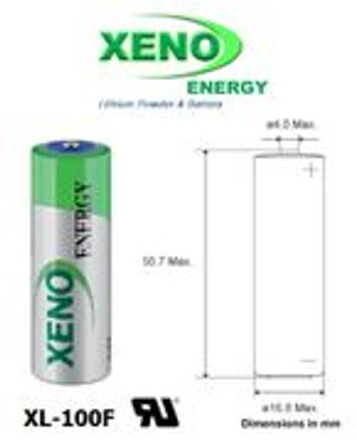 Xeno XL-100F 3.6 Volt, 3600 mAh Lithium A Battery