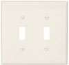 Eaton PJ2LA Wallplates and Switch Accessories Wallplate Light Almond EA