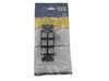 Hubbell ISF6BK Misc. Cable and Wire Accessories 6 Port Frame Black