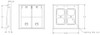 Mulberry 30458W Outlet Boxes/Covers/Accessories