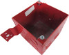 Eaton TP411RED LED Lighting Outlet Box Red Square