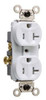 Legrand-Pass & Seymour WR20TR-W Straight Blade Duplex Receptacle