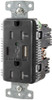 Hubbell USB20AC5BK Outlets