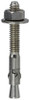 Dottie WS12334 Stainless Steel Wedge, Fully Threaded Anchor