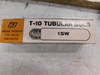 Bussmann T-10 Fuses Tubular Lamp 120V 15W Frosted White EA