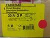 Square D FA26020AB Molded Case Breakers (MCCBs) FA 2P 20A 600V 50/60Hz 2Ph F Frame