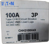 Eaton CHH3100H4X Molded Case Breakers (MCCBs) CHH 3P 100A 240V 50/60Hz 3Ph