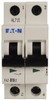 Eaton FAZ-C4/2-NA-DC Miniature Circuit Breakers (MCBs) FAZ 2P 4A 120/240V 50/60Hz 1Ph