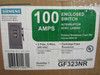 Siemens GF323NR Safety Switches GF 3P 100A 240V 50/60Hz 3Ph Fusible 3Wire NEMA 3R