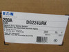 Eaton DG224URK Safety Switches DG 2P 200A 240V 50/60Hz 1Ph Non Fusible 2Wire NEMA 3R