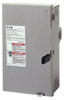 Eaton DG321NGBLORED Safety Switches DG 3P 30A 240V 50/60Hz 3Ph Fusible w/ Neutral Red 1Wire NEMA 1