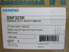 Siemens GNF323R Safety Switches GNF 3P 100A 240V 50/60Hz 3Ph Non Fusible 3Wire NEMA 3R
