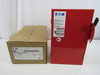 Eaton DG322NGBLORED Safety Switches DG 3P 60A 240V 50/60Hz 3Ph Fusible Red 4Wire EA NEMA 1
