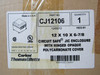 Thomas & Betts CJ12106 Electrical Enclosures Industrial Control Panel Enclosure NEMA 1, 3, 3S, 4, 4X, 13 Circuit Safe Polycarbonate JIC Enclosure Assembly with hinged opaque cover Thomas & Betts CJ12106 Electrical Enclosures Industrial Control Panel Enclosure NEMA 1, 3, 3S, 4, 4X, 13 Circuit Safe Polycarbonate JIC Enclosure Assembly with hinged opaque cover
