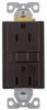 Eaton SGF15B Outlets GFCI Duplex Receptacle 15A 125V Brown EA