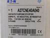 Eaton A27CNE40A040 Non-Reversing Starters 40A 120V 50/60Hz 3Ph