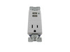 Eaton TR7740W-BOX Combination USB Charger/Duplex Receptacle Outlet