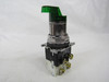 Eaton 10250ED1117-LG Selector Switches Illuminated 120V 1NO 1NC 2 Position Green