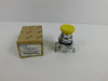 Eaton 10250ED1343-1 Pushbuttons Non-Illuminated 1NC Yellow NEMA 3/3R/4/4X/12/13 Mushroom Head