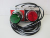 Eaton C400T11A Pilot Lights Red/ Green Pilot Light Kit 120V Red/Green EA Red Run Light  Green Off Light