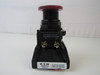 Eaton E34EX864RD2A Pushbuttons Illuminated 120V 1NO 1NC 3 Position Red Push/Pull LED