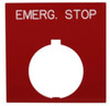 Eaton E34LP34 Pushbuttons Legend Plate Red
