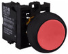 Eaton M22S-D-R-K01 Pushbuttons Non-Illuminated 1NC Red EA NEMA 3/3R/4/4X/12/13