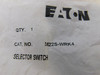 Eaton M22S-WRK4 Selector Switches Non-Ill 4 Position Black