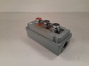 Eaton 10250T3614 Pushbuttons Station 2NO 3NC 3 button Red/Black NEMA 3/3R/4/4X/12/13 Open/Close/Stop Watertight/Oiltight