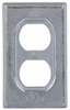 Eaton RCS1 Wallplates and Accessories Outlet Cover Stainless Steel