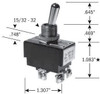 Selecta SS208A-BG Bat Toggle Toggle Switch