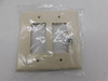 Eaton 2752LA-F-LW Wallplates and Accessories Wallplate Light Almond EA 2 Gang