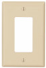 Eaton PJ26V Wallplates and Switch Accessories Wallplate Ivory EA GFCI Duplex Receptacle