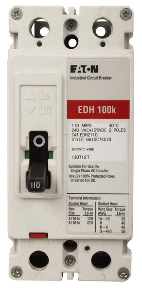 Eaton EDH2200 Molded Case Breakers (MCCBs) EA