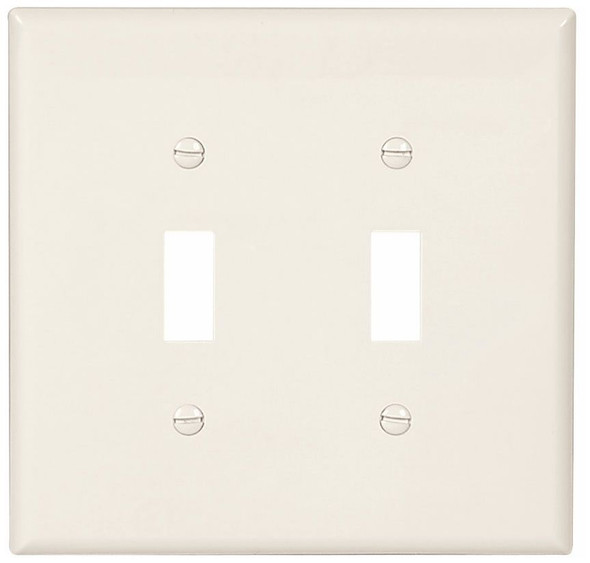 Eaton PJ2LA Wallplates and Switch Accessories Wallplate Light Almond EA