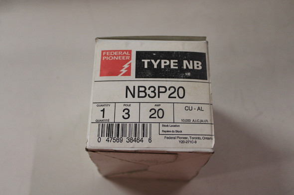 Federal Pioneer NB3P20 Miniature Circuit Breakers (MCBs) EA
