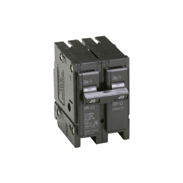 Crouse-Hinds BR220 Miniature Circuit Breakers (MCBs) 2P 20A 120/240V