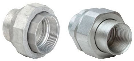 Killark UNY6 Zinc Electroplated Duraloy Iron Male/Female Imc/Rigid Conduit Union