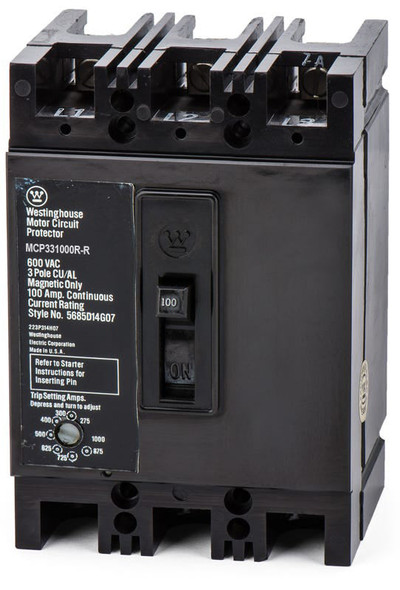 Cutler-Hammer MCP331000 Molded Case Breakers (MCCBs) 100A 50/60Hz EA