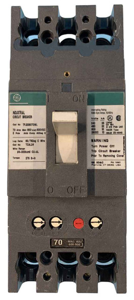 GENERAL ELECTRIC TFJ236070WL Molded Case Breakers (MCCBs)